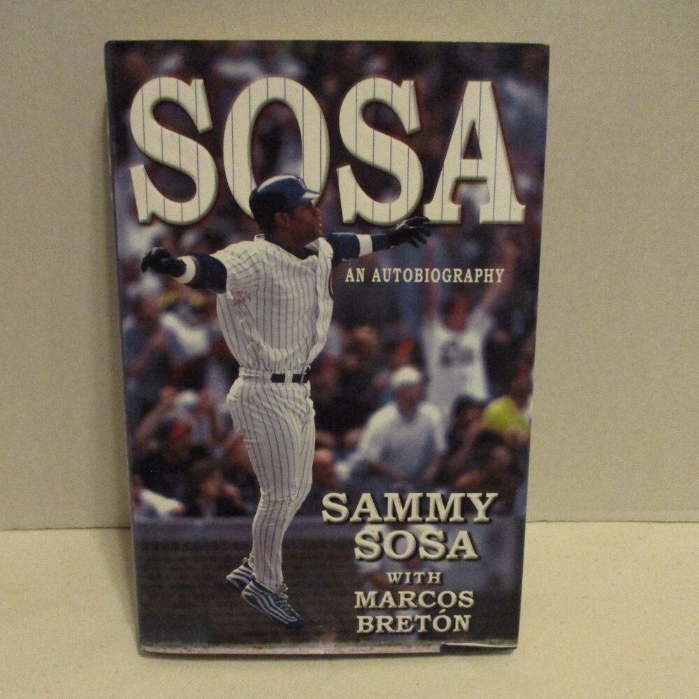 Chicago Cubs Sammy Sosa Book Autobiography Baseball Sports Reading Book